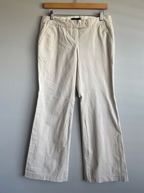 Body by Victoria The Kate Fit Khaki Low Rise Flare Pants Women’s Size 6 Regular